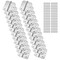 Cauldham Heavy-Duty 3-1/2" Interior Door Hinges with 5/8" Radius Corners - Polished Chrome